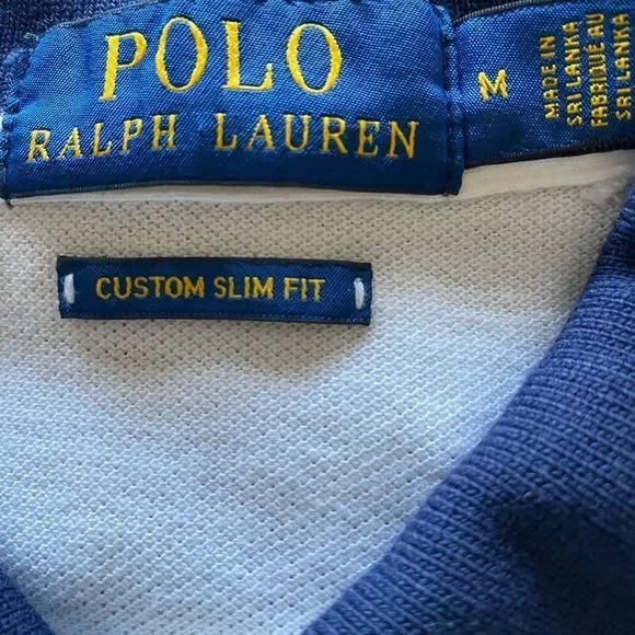 Polo by Ralph Lauren Short Sleeve Classic Polo Shirt Size Medium - Picture 5 of 6